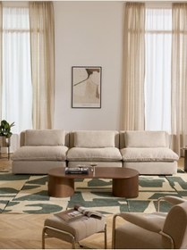 Resim innature Puzzle Yumuşak Oturumlu Kuştüyü Süngerli Ayarlanabilir Modüler Kanepe - InNature Home 