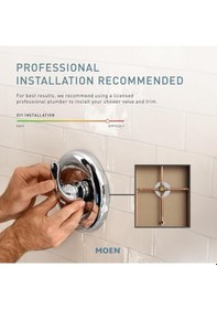 Resim Moen 82618bl Meena El Duşlu Modern Küvet Ve Duş Bataryası, Valf D Diğer 