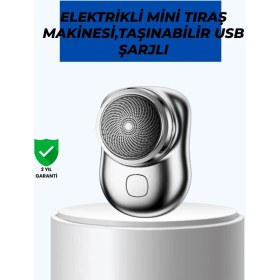 Resim Beruflic Mikro Titreşim Motorlu, Düşük Sesli, USB Girişli Tıraş Makinesi 
