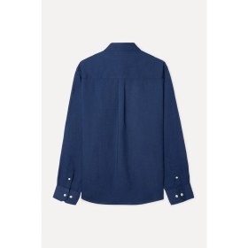 Resim Mudo Erkek Indigo Regular Fit Uzun Kollu Gömlek 