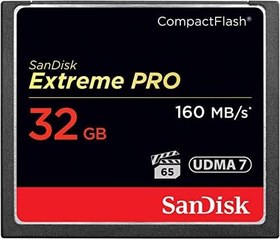 Resim SanDisk Extreme Pro 32GB CompactFlash Hafıza Kartı UDMA 7 160MB/sn'e kadar - SDCFXPS-032G-X46 