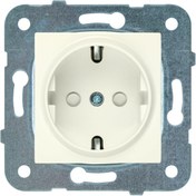 Resim Yıldızan Krem Top Priz Çocuk Korumalı 1166718 