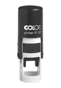 Resim Colop R12 Yuvarlak Siyah Kasa Siyah Keçe - 12 MM 