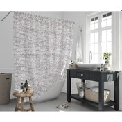 Resim Zethome Jackline Banyo Duş Perdesi 1406 Çift Kanat 2X120X200 Çok Renkli 