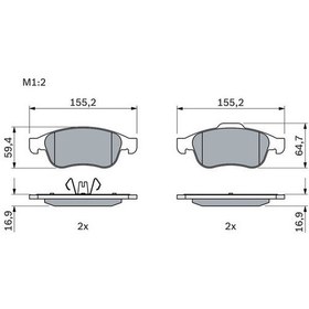 Resim Renault Captur 1.3tce 140 2020-2025 Bosch Ön Balata Netpar24914 