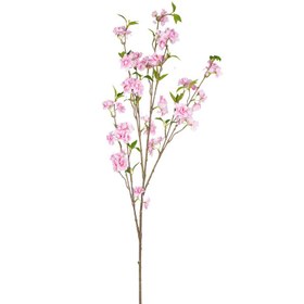 Resim Euroflora HDYEN03020 Yapay Çiçek Bahar Dalı Pembe 125 cm 