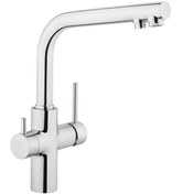 Resim Artema Split A42144 Dual-flow Eviye Mutfak Bataryası, Krom 