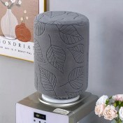 Resim Dashanshop Koyu Gri Desenli Yüksek Esnek Su Sebili Kılıfı - Toz Geçirmez Mutfak Banyo Kapağı 