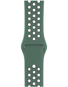 Resim iOS Uyumlu Watch 38 40mm Silikon Kayış Yeşil/gri 