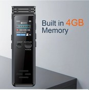 Resim Topnotch 128gb Ses Kayıt Cihazı Metal Kasa Hafif Taşınabilir 4gb Tek Tıkla Kayıt Gürültü Azaltma Mp3 Çalar 