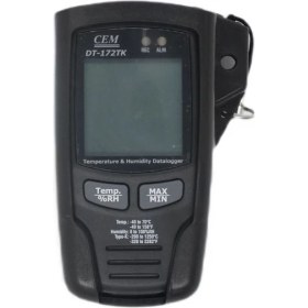 Resim Cem DT-172TK Datalogger'lı Sıcaklık ve Nem Ölçer (K Tipi Prob Girişli) 