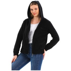 Resim Slazenger Sofal I Kadın Polar Sweatshirt Siyah 