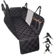 Resim Wondernest Araba Arka Koltuk Su Geçirmez Yapışmaz Saç Pet Mat, 147x137x40cm Fileli Turuncu Cepli 