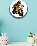 Resim Nod Yarış Motosiklet Çocuk Genç Odası Tablo Ahşap Kapı Duvar Süsü Çocuklar İçin Eşya Dekor 