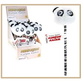Resim Misyon Panda Ponpon Başlıklı Kurşun Kalem 