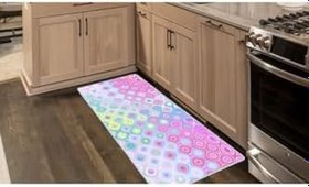 Resim Colorix Carpet Kaymaz Taban Tezgah Önü Mutfak Paspası 75x150 Cm No: 217 