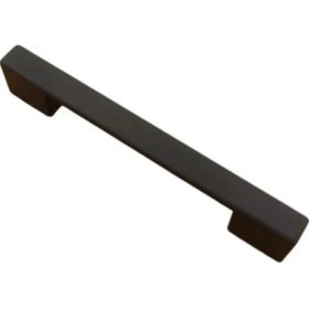 Resim Asil Metal Köprü Modern Lüks Mobilya Dolap Çekmece Kulpları 96 mm Siyah 