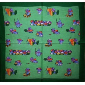 Resim Bandana Şirinler - Yeşil 