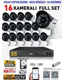 Resim Ids - 16 Kameralı 1080P Fullhd 5Mp Sony Lensli Kamera Seti - 2015 