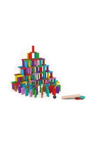 Resim NW NessiWorld 4456 Renkli Ahşap Domino 