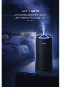 Resim Torima TAP-500 Pro Akıllı Hava Temizleyici Hepa Filtreli 55m² Alan Kapsamlı Siyah 