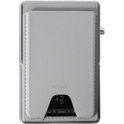 Resim Wiwu Mw-006 Tasarımlı 6 Hazneli Pu Magnetik Standlı Kartlık Gri Gri 