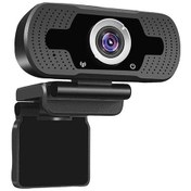 Resim Samdoo Usb Plug & Play Siyah Web Kamerası - 1080p Hd, Otomatik Odaklama Ve Gürültü Engellici Mikrofon İle Dizüstü/masaüstü Bilgisayarlar İçin 