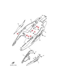 Resim Yamaha Crypton R Or. Kaporta Yaylı Somun 5 Adet 90183-05042 