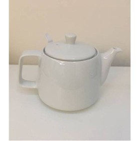 Resim Arçelik Orjinal K 3285 Pı Semaver Gri Ve Beyaz Sıfır Uyumlu Porselen Demlik (beyaz Süzgeçsiz) 