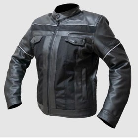 Resim Forte Gt 2001071 Street Deri Full Koruma Mevsimlik Motosiklet Montu Xl Beden Siyah 