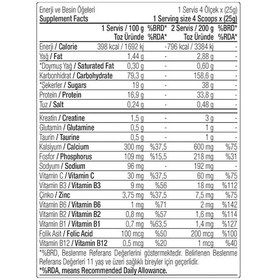 Resim West Nutrition Mass Gainer Karbonhidrat Tozu 3000 Gr + Hediye 