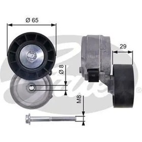Resim Fiat Linea 1.6 16V Alternatör Gergi Rulmanı GATES Marka 71747798 