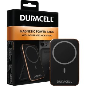 Resim Duracell 5.000MAH Magsafe Wireless Powerbank 18W ( Stand Özellikli ) - Siyah 