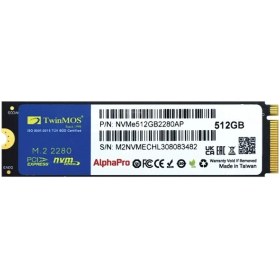 Resim Twinmos Alphapro 512GB Nvme M.2 SSD(3600/3250MB/S) 