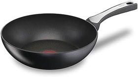 Resim Tefal Titanyum 6X UnlimitedOne 28 Cm İndüksiyon Tabanlı Wok Tava - 2100116318 