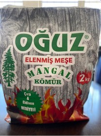 Resim Oğuz Mangal Kömürü Meşe 2 Kg Elenmiş Doğal Meşe 