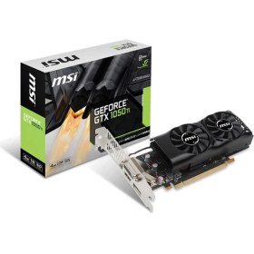 Resim MSI NVIDIA GeForce GTX 1050 Ti 4GT LP 4GB 128 bit GDDR5 DX(12) PCI-E 3.0 Ekran Kartı (GTX 1050 Ti 4GT LP) 