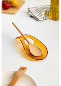 Resim Akrilik Bal Tezgah Üstü Kirli Kaşıklık & Kepçe Altlığı 