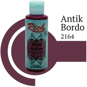 Resim Rich Multi Surface Her Yüzey Akrilik Boya 120 Cc 2164 Antik Bordo 
