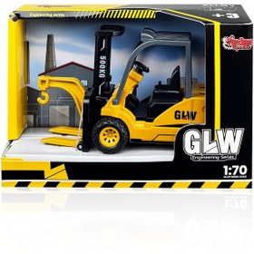 Resim Vardem Oyuncak Kutulu Sürtmeli Metal İnşaat Aracı Forklift - Standart / Standart 