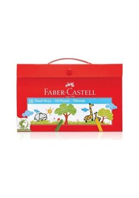 Resim Faber-Castell Karton Çantalı 18 Renk Pastel Boya 