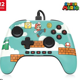 Resim Advantage Wired Controller For Nintendo Switch 2 - Mario Time, Officially Licensed, Hall Effects, Mappable Buttons, Pro Controller, C Button, On-Board Audio Controls 