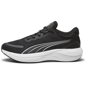 Resim Puma 378776-13 Scend Pro Fileli Yüksek Taban Rahat Ortopedik Taban Esnek Hafif Siyah-beyaz Günlük Un 