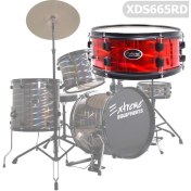 Resim Bateri Davul Seti Lik Kırmızı XDS665RD 