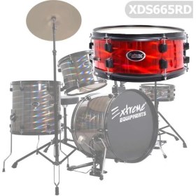 Resim Bateri Davul Seti Lik Kırmızı XDS665RD 