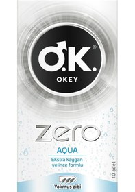 Resim Okey Zero Aqua Prezervatif 10'lu 