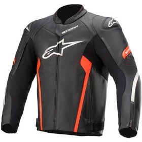 Resim Alpinestars Faster V2 Deri Korumalı Motosiklet Mont 