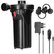 Resim Aubyhe Hs-8401 50w Taşınabilir Şarj Edilebilir Elektrikli Şişirme Pompası - Havuz, Yatak, Koltuk, Araç Yatağı İçin 3 Nozullu 