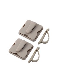 Resim Pas Araba Güneş Gözlüğü Tutucu Ic Kart Klipsli Bej 