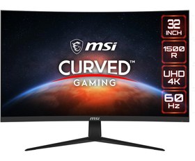 Resim G321CUV 31.5" CURVED 1500R VA 3840X2160 (UHD) 16:9 60HZ 4MS HDR READY GAMING MONITOR MSI